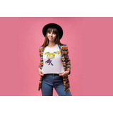 Playera Tipo Crop Top Dama De Moda Rugrats Personajes 