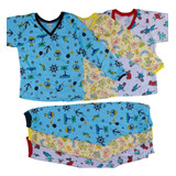 Kit 8 Pijama Masculino Menino Infantil Estampado P M G