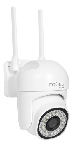 Camara De Seguridad Wifi Alarma Hd 360° Interior Vigilancia Color Blanco