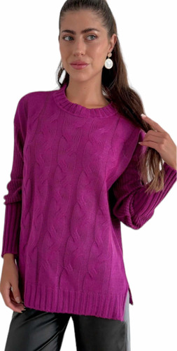 Sweaters Largo Guixols Abrigado Diseño Go. By Loreley