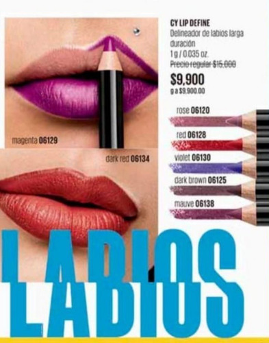 Lápiz Delineador De Labios, Ojos, Cejas. Cyzone, Esika, Lbel