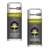 Kit De Shampoo Sistema Gb Shampoo 1 Y 2 Caida De Cabello