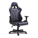 Cadeira Gamer Dazz Legacy Series Preto/roxo 62000143 Material Do Estofamento Courino/espuma