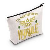 Bolsa Maquillaje Gamer Hyrule (juego De Dibujos Animados)