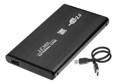 Case Externo 2.5  Usb 2.0 - Para Discos Sata De Notebook 