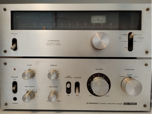 Conjunto Pioneer Amp + Rádio 1977, Único Dono, Raridade.