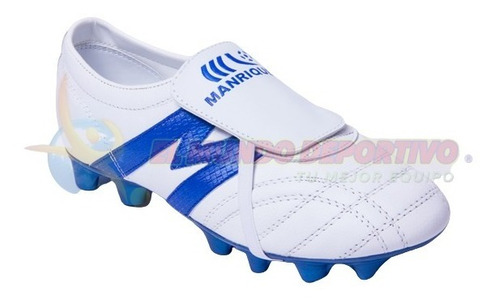 2966-zapato De Futbol Manriquez Profesional Bco/rey