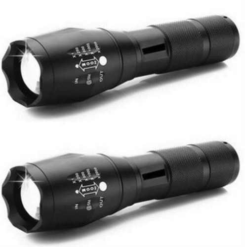 2 Lamparas Tacticas 5000 Lumens Cree Led Xml T6 Recargable