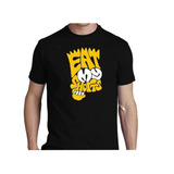 Remera Los Simpsons Bart Eat My Short