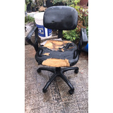 Silla Pc Con Ruedas Y Apoya Brazos