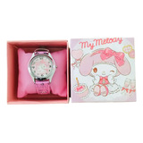 Reloj Importado My Melody Incluye Cajita De Regalo