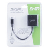 Ghia Adaptador Adap-2. Vga Hembra A Mini Hdmi Macho. Negro