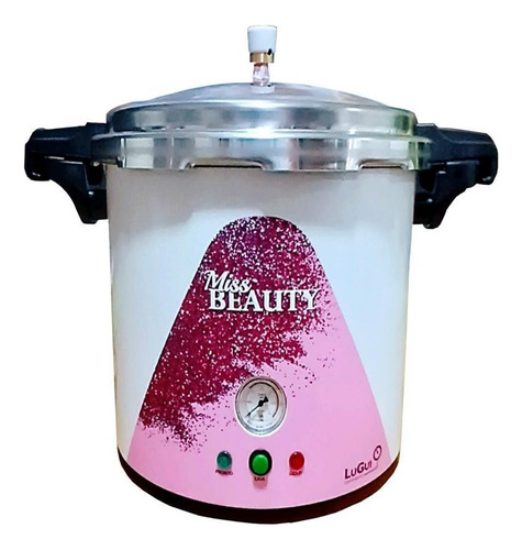 Autoclave Manicure Estética 8 Litros Volaremed Rosa 110v