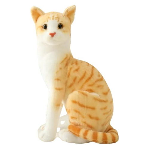 Gato De Peluche Realista Siamés