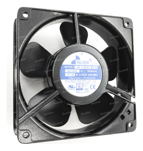 Uf12a23sth Fan(120x120x38.5) 4&quot; 220v Metal/buje