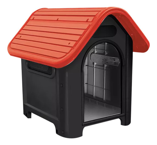 Casa Pet Home Casinha De Cachorros Grandes Gatos N4 Vermelho