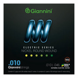 Encordoamento Giannini - Guitarra 010 - Geegst10 -- Kit C/ 5