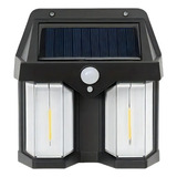 Aplique Lámpara Solar De Pared Sensor De Movimiento Sl-228