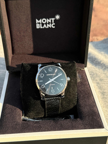 Reloj Montblanc Automátic Timewalker Negro Suizo Original