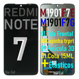 Tela Frontal Original Redmi ( Note 7) +película 3d+capa+cola