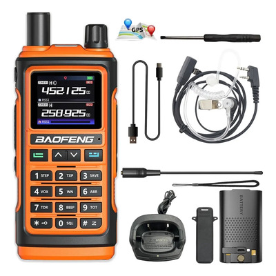 Baofeng Radios Boquitoqui Uv17 Gps Handy Uhf Vhf Am Fm Usb-c | Meses sin interés