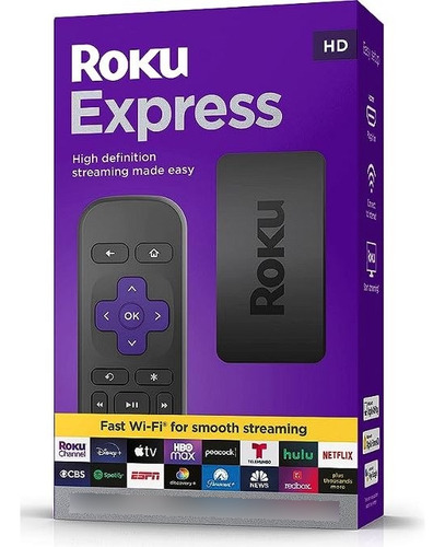 Roku Express | Dispositivo De Transmisión Hd, Tv  Gratuita