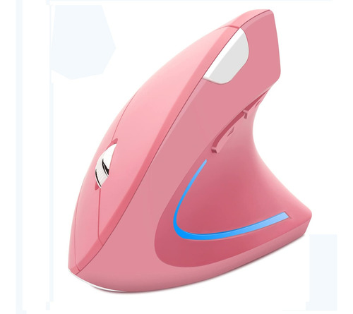 Mouse Share Sunshine Inalámbrico Ergonómico Rosado