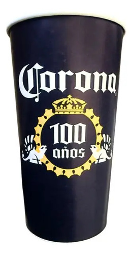 Vaso Desechable Encerado Para Michelada Corona Victoria 50pz