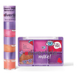 Kit Make Qdb Divertida!: Palette 8,4g + Torre Brilho Labial