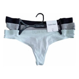 Set De 3 Tangas Calvin Klein Originales Talla L/g