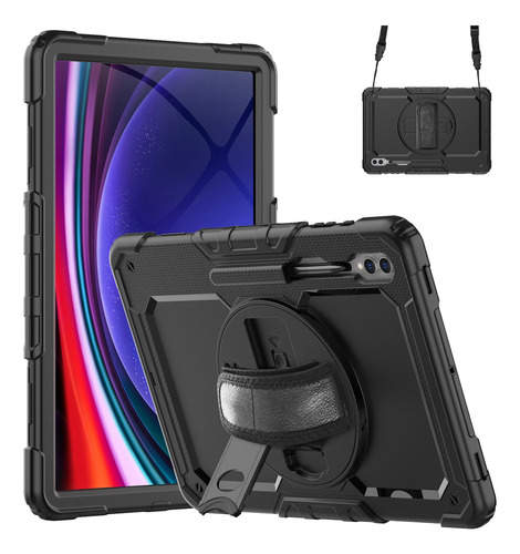 Funda De Tableta Para Samsung Tab S9 Plus De 12.4 Pulgadas