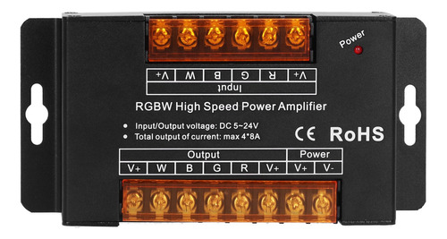 Módulo Amplificador De Señal Led Para Tira De Luz Rgb Casera