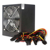 Fuente De Alimentacion Pc 650w Noga Atx Sata Cooler 120mm