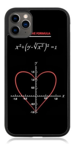 Funda Protector Para iPhone Formula Del Amor Corazon