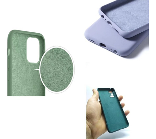 Estuche Funda En Silicona Con Acabado Durazno Para iPhone 