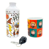 Kit Garrafa Squeeze Harry Potter + Caneca De Porcelana