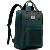 Mochila Verde Para Laptop Hasta 15.6 Pulgadas Impermeable