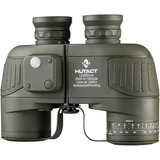 Binocular Hutact, 10x50/con Brujla Y Telemetro/verde