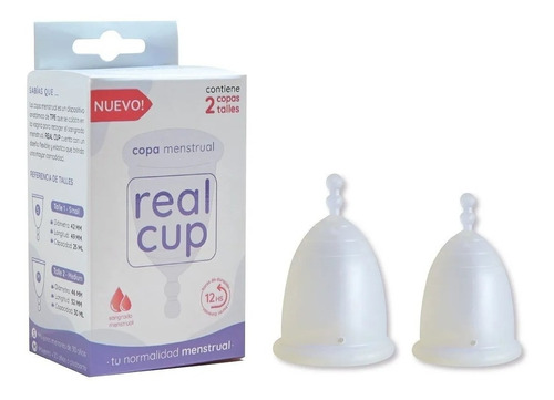 Copa Menstrual Copita Real Cup Hipoalergénica Reutilizable