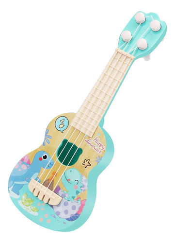 Miniguitarra De 4 Cuerdas Para Niños Pequeños, Ukelele, Dibu