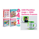 4400 Plantillas Sublimación Mugs+1500 Plan.frascos+obs.