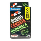 Juego De Mesa Rummy Canasta Generala Nupro