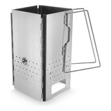 Arrancador De Carbón Plegable Bbq Acero Inox. Chimenea Parri