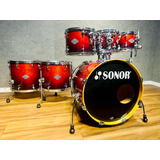 Bateria Sonor Essential Birch Amber Fade 20810121416