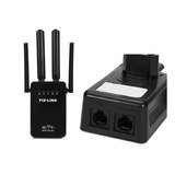 Repetidor Amplificador Señal Wifi 4antenas Rompemuros Pixlin