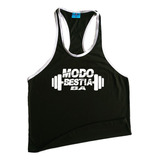 Musculosa Olimpica Modo Bestia Fade Gym Gimnasio Crossfit