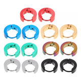 14 Piece Women Men Small Aro Huggie Sleeper Stud