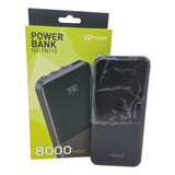 Cargador Portatil Power Bank Noga 8000mah V8 Ficha C iPhone 