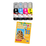 Papel Opalina Matte 230gm 50hojas+4 Tintas Para Epson L3110