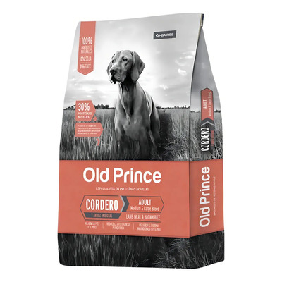 Alimento Old Prince Proteínas Noveles para Perro Adulto Raza Mediana y Grande Sabor Cordero en Bolsa de 7.5 Kg | Envío gratis